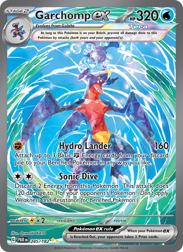 Garchomp ex Special illustration rare (245/182) sv04
