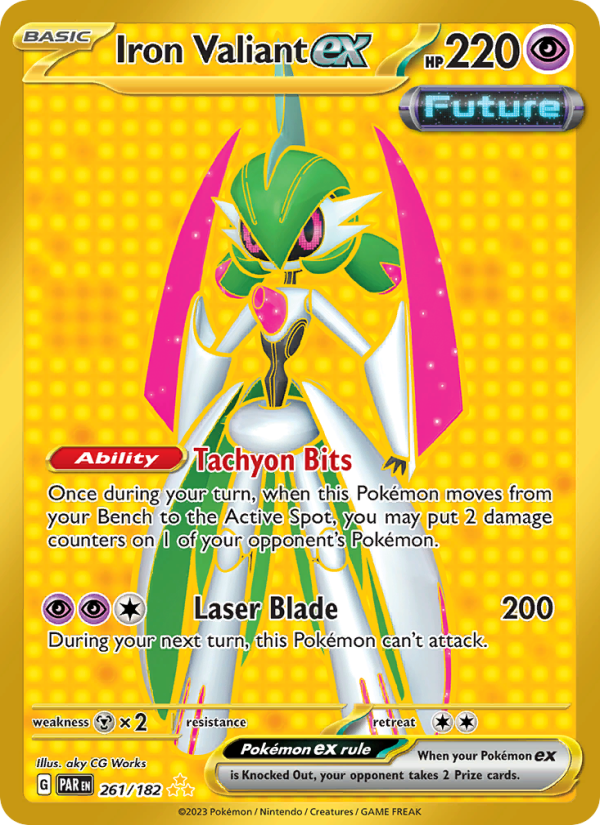 Iron Valiant ex Hyper rare (261/182) sv04