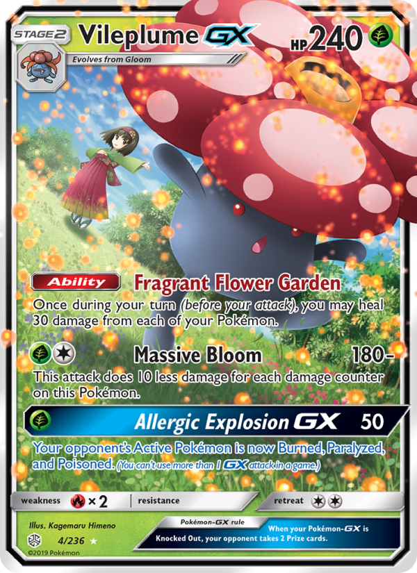 Vileplume GX Ultra Rare (4/236) sm12