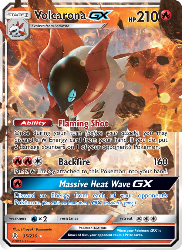 Volcarona GX Ultra Rare (35/236) sm12