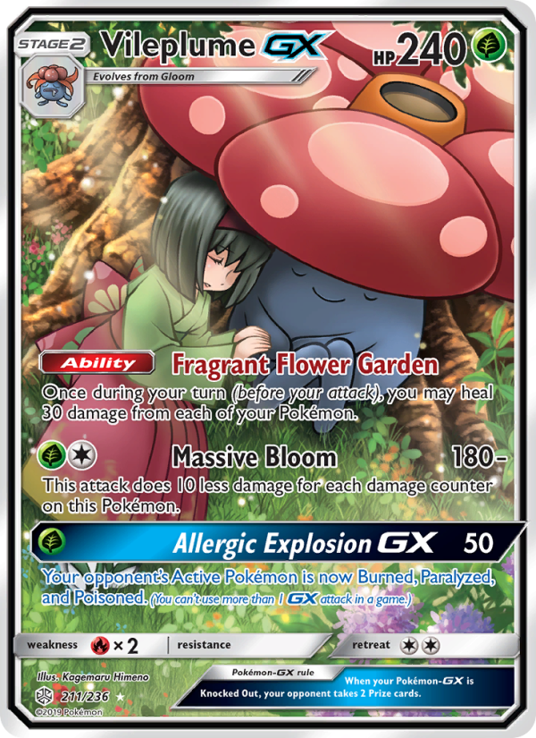Vileplume GX Ultra Rare (211/236) sm12