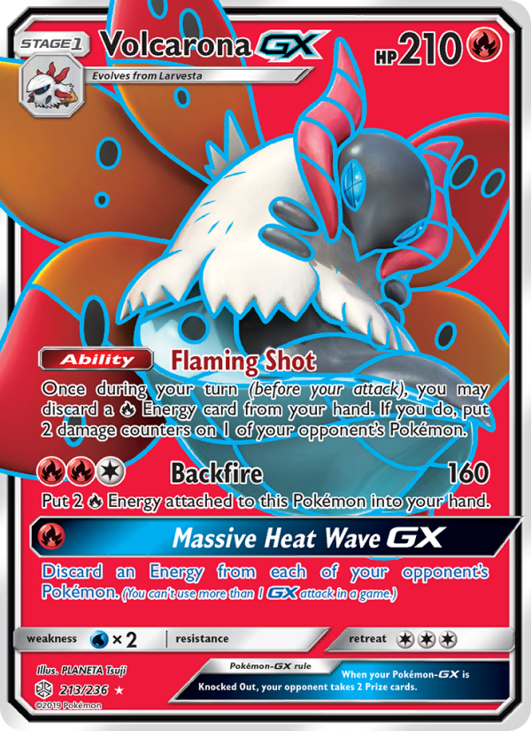 Volcarona GX Ultra Rare (213/236) sm12