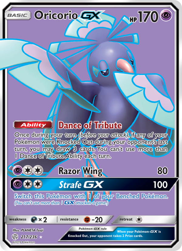 Oricorio GX Ultra Rare (217/236) sm12