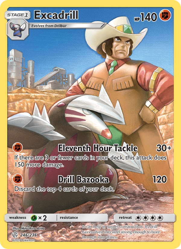 Excadrill Secret Rare (246/236) sm12