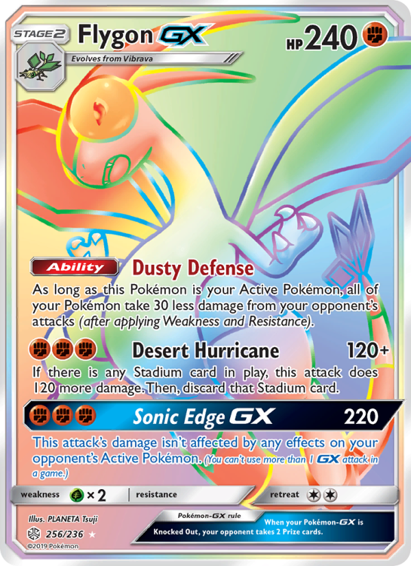 Flygon GX Secret Rare (256/236) sm12