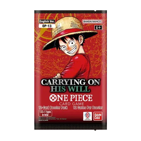 One Piece Card Game: Booster Box (OP-13) Carrying on His Will
