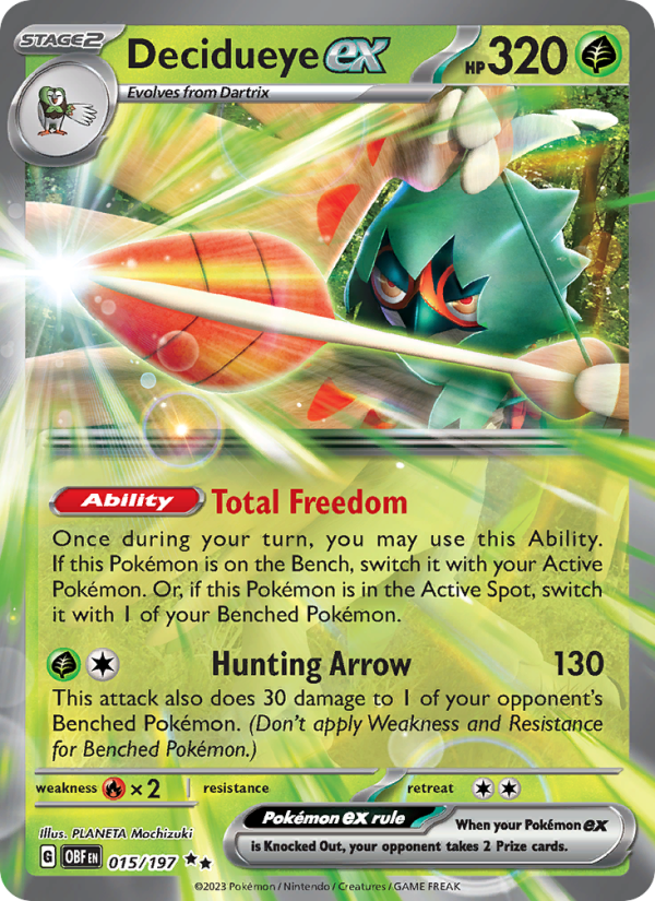 Decidueye ex Double rare (015/197) sv03