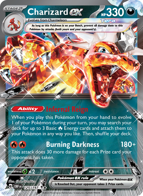 Charizard ex Double rare (125/197) sv03