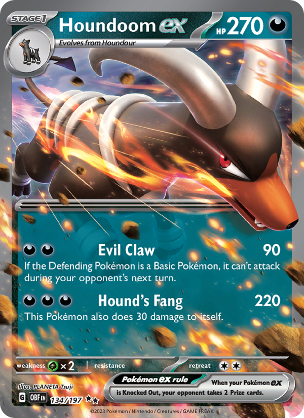 Houndoom ex Double rare (134/197) sv03