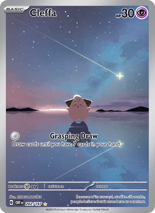 Cleffa Illustration rare (202/197) sv03