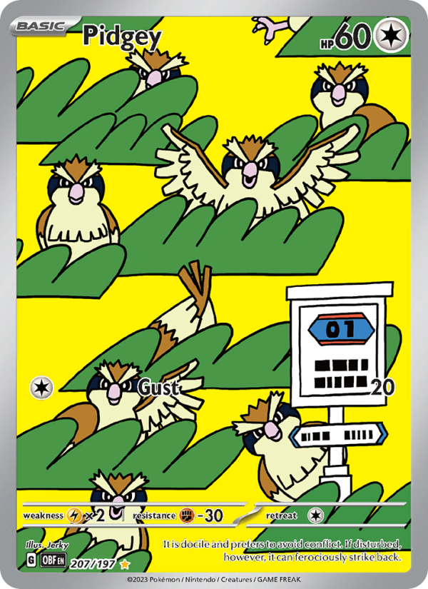 Pidgey Illustration rare (207/197) sv03