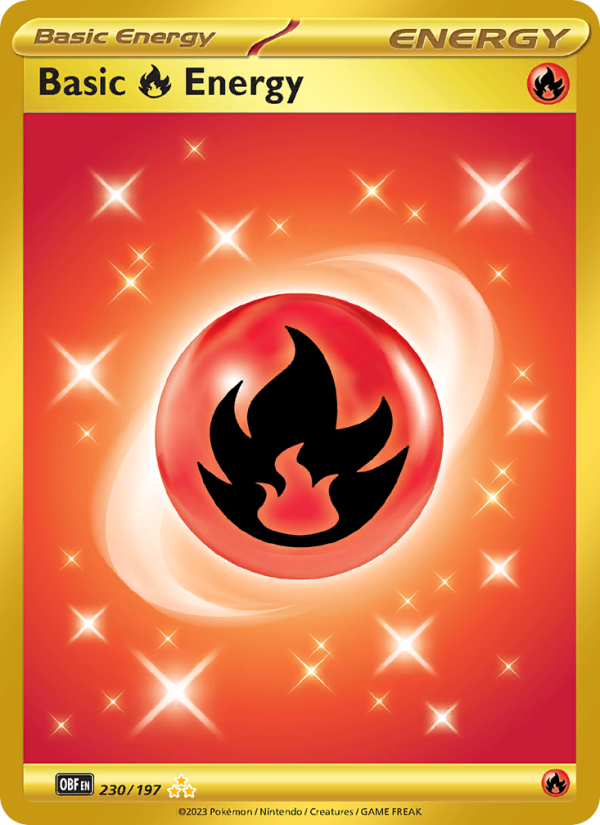 Basic Fire Energy Hyper rare (230/197) sv03