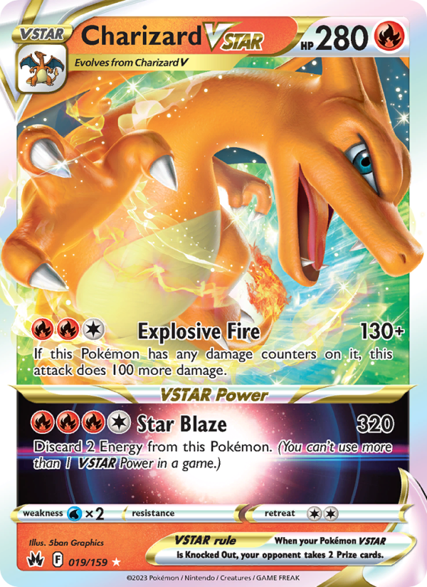 Charizard VSTAR Holo Rare VSTAR (019/159) swsh12.5
