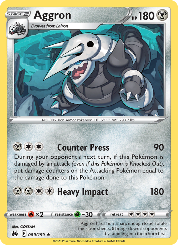 Aggron Holo Rare (089/159) swsh12.5