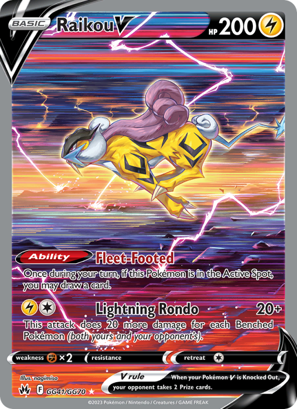 Raikou V Ultra Rare (GG41/159) swsh12.5