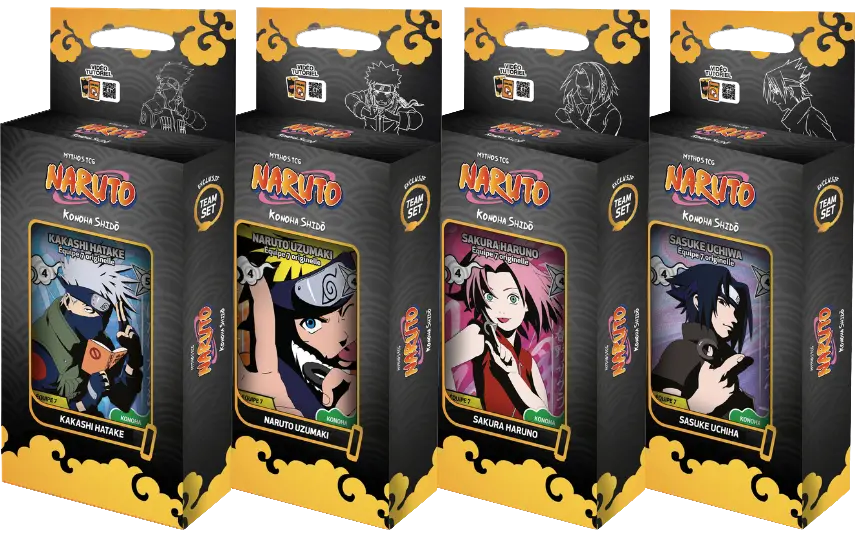 Naruto TCG First Set 2nd Edition Team Set