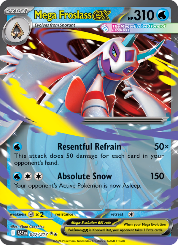 Mega Froslass ex Double rare (047/217) me02.5