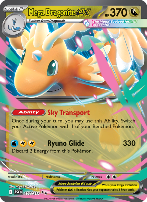 Mega Dragonite ex Double rare (152/217) me02.5