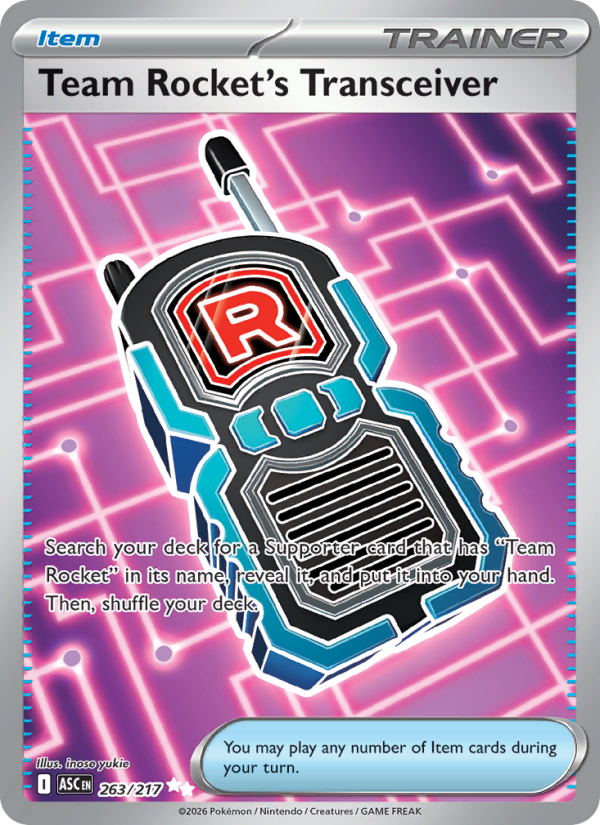 Team Rocket's Transceiver Ultra Rare (263/217) me02.5