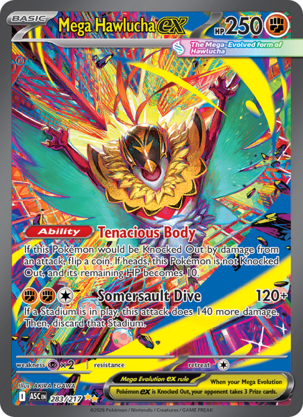 Mega Hawlucha ex Special illustration rare (283/217) me02.5