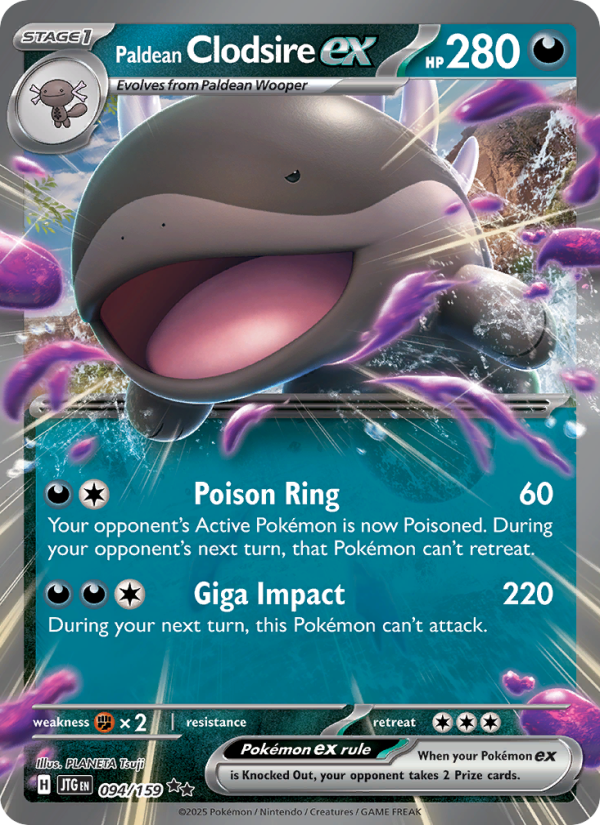 Paldean Clodsire ex Double rare (094/159) sv09