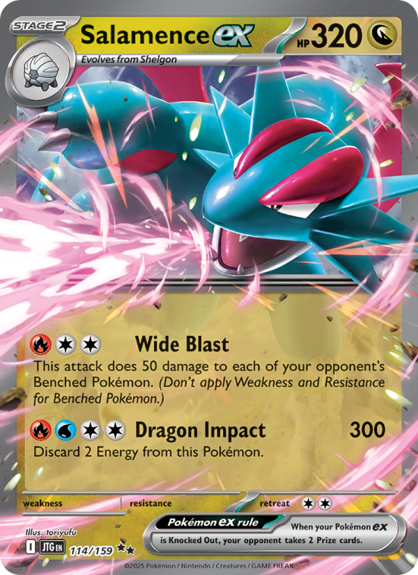 Salamence ex Double rare (114/159) sv09
