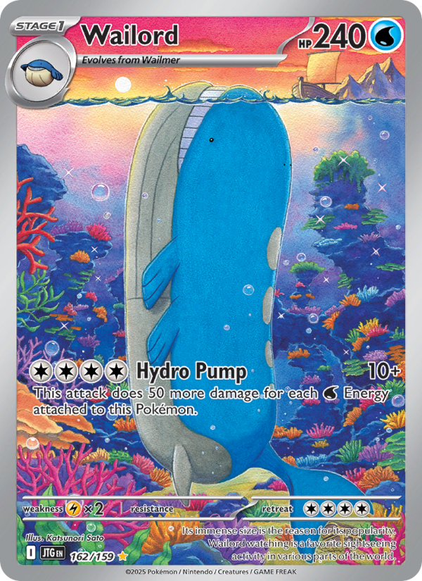 Wailord Illustration rare (162/159) sv09
