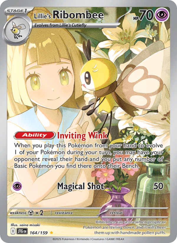 Lillie's Ribombee Illustration rare (164/159) sv09