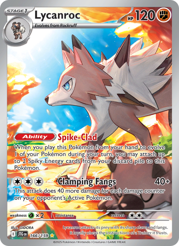Lycanroc Illustration rare (166/159) sv09
