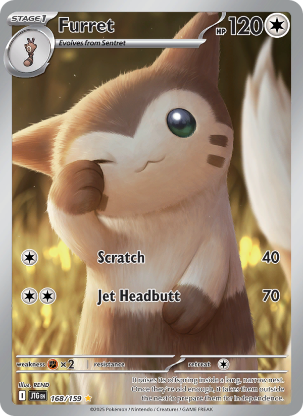 Furret Illustration rare (168/159) sv09