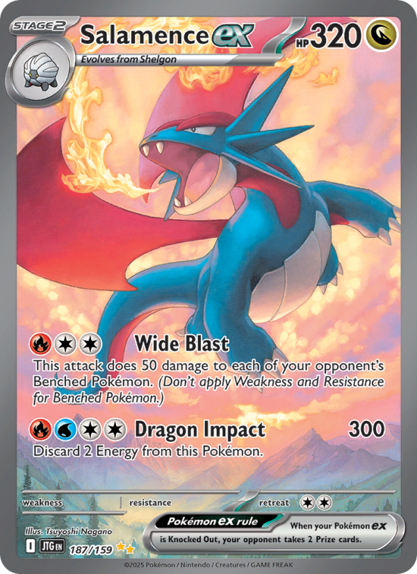 Salamence ex Special illustration rare (187/159) sv09