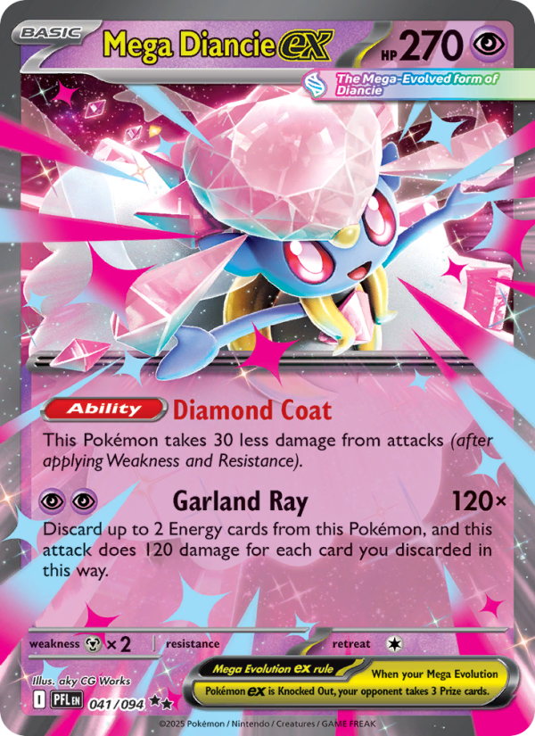 Mega Diancie ex Double rare (041/94) me02