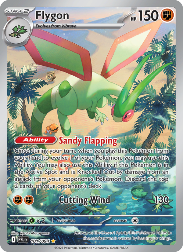 Flygon Illustration rare (101/94) me02