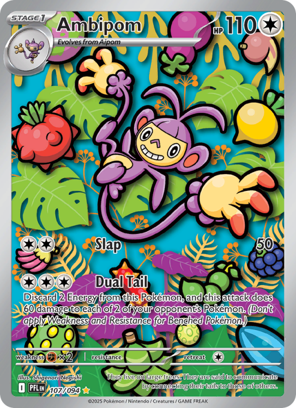 Ambipom Illustration rare (107/94) me02