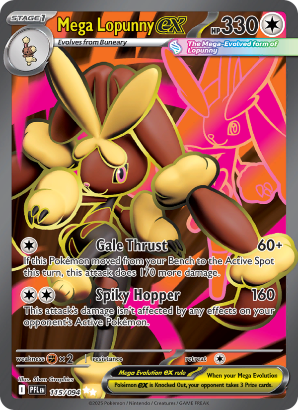 Mega Lopunny ex Ultra Rare (115/94) me02