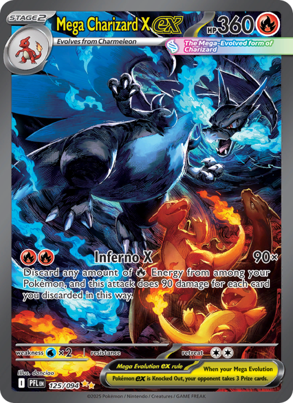 Mega Charizard X ex Special illustration rare (125/94) me02