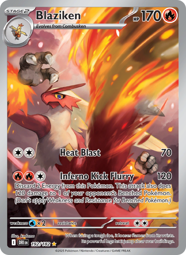 Blaziken Illustration rare (192/182) sv10