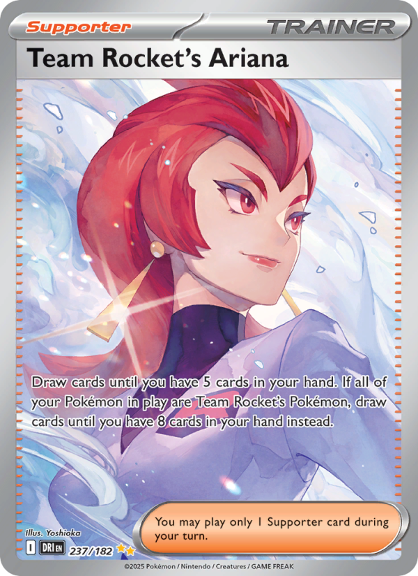 Team Rocket's Ariana Special illustration rare (237/182) sv10