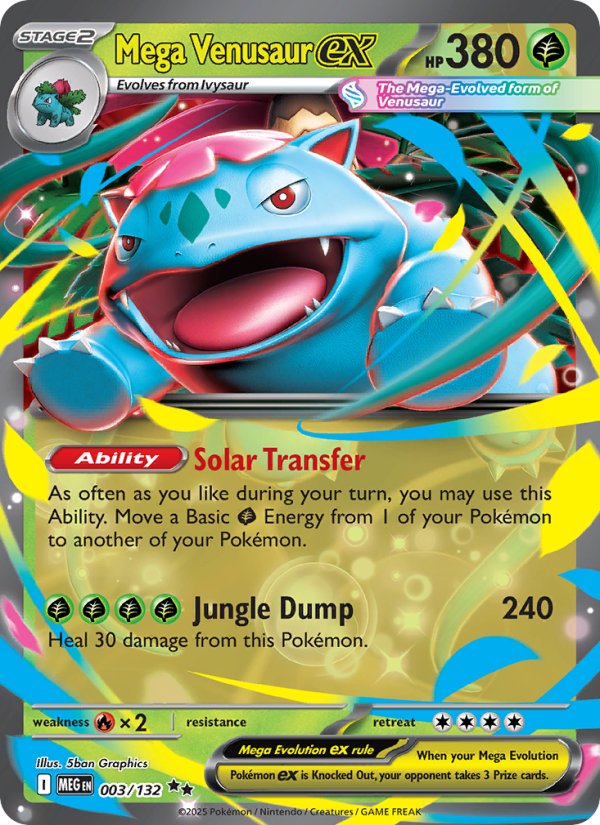 Mega Venusaur ex Double rare (003/132) me01