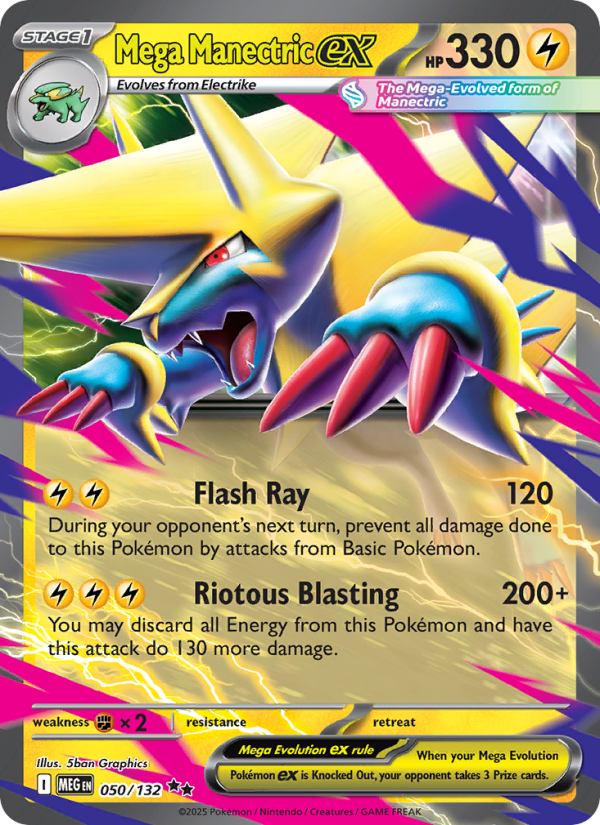 Mega Manectric ex Double rare (050/132) me01
