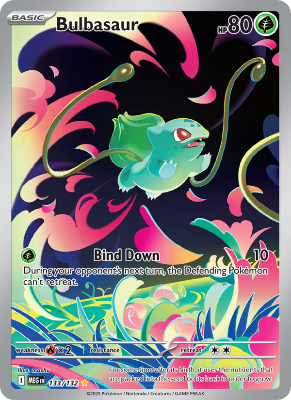 Bulbasaur Illustration rare (133/132) me01