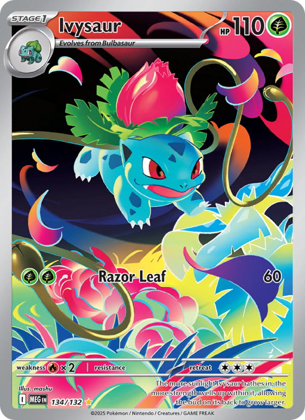 Ivysaur Illustration rare (134/132) me01