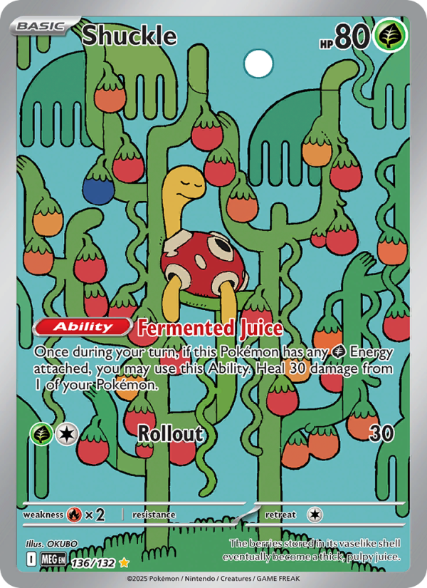 Shuckle Illustration rare (136/132) me01