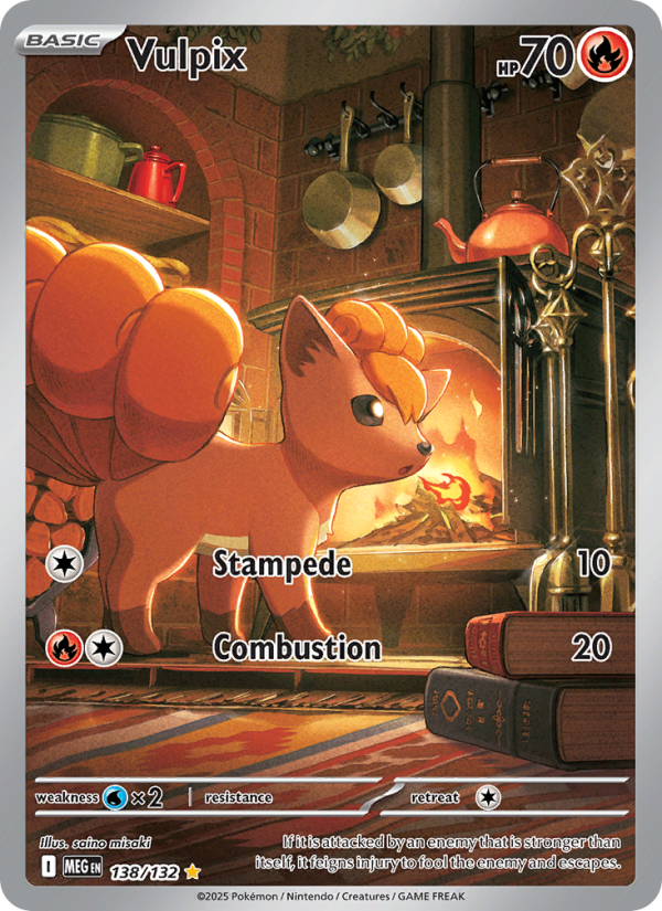 Vulpix Illustration rare (138/132) me01