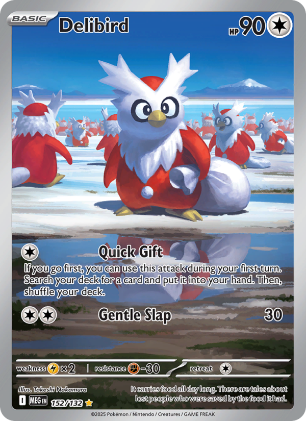 Delibird Illustration rare (152/132) me01
