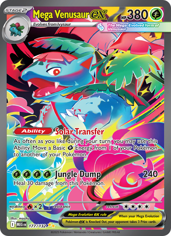 Mega Venusaur ex Special illustration rare (177/132) me01