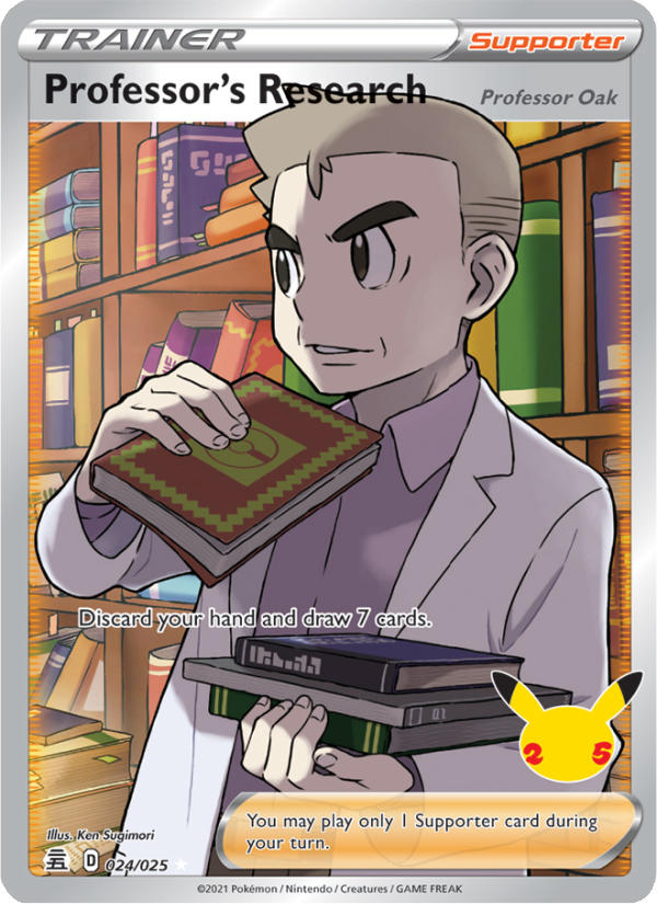 Professor's Research (Professor Oak) Ultra Rare (24/25) cel25