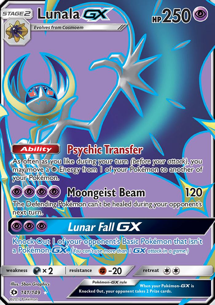 Lunala GX Ultra Rare (141/149) sm1