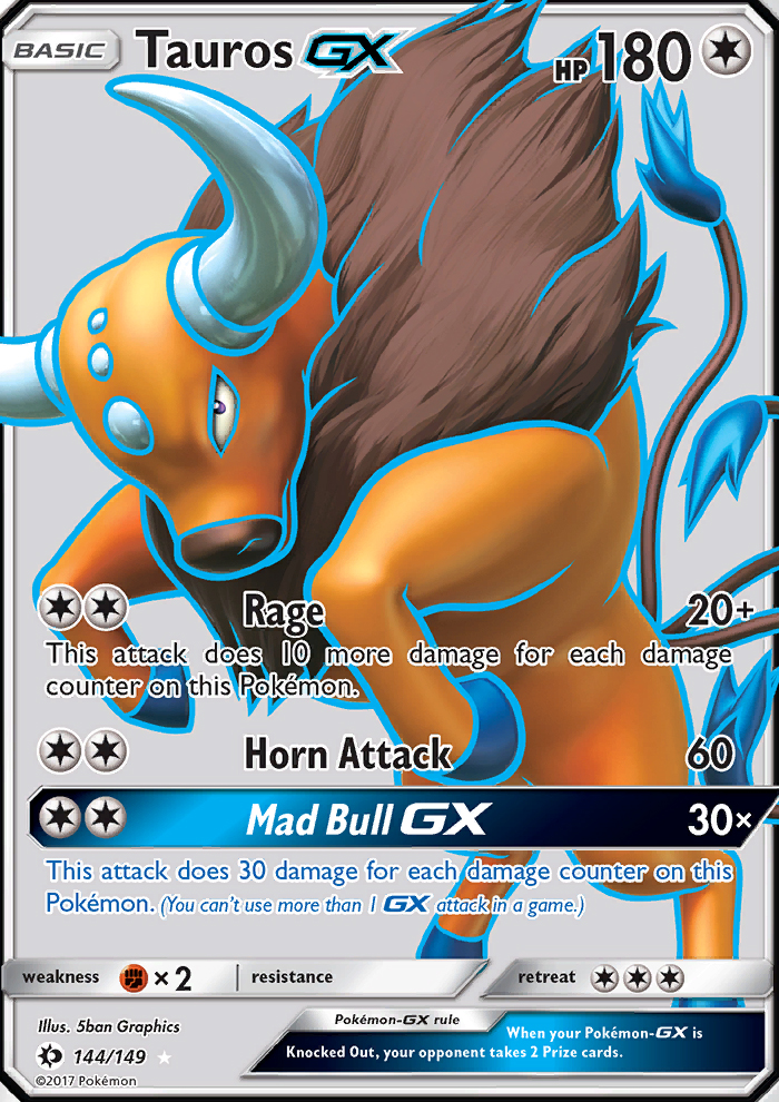 Tauros GX Ultra Rare (144/149) sm1