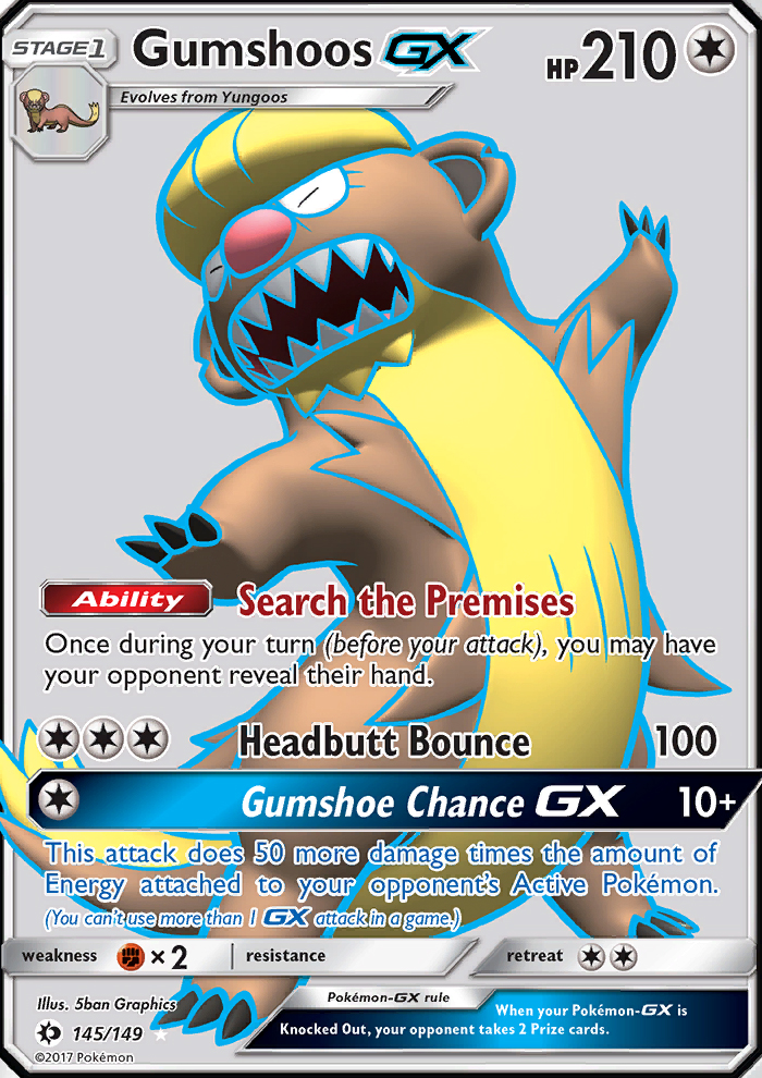 Gumshoos GX Ultra Rare (145/149) sm1